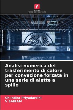 Cover Analisi numerica del trasferimento di calore per convezione forzata in una serie di alette a spillo