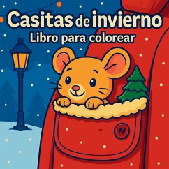 Casitas de invierno - Libro para colorear - Martin, Chris Casitas de invierno - Libro para colorear - Martin, Chris