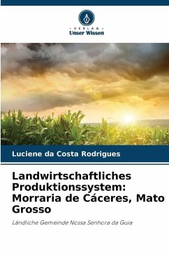 Landwirtschaftliches Produktionssystem: Morraria de Cáceres, Mato Grosso - Rodrigues, Luciene da Costa