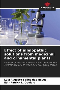 Cover Effect of allelopathic solutions from medicinal and ornamental plants