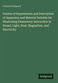 Outline of Experiments and Description of Apparatus and Material Suitable for Illustrating Elementary Instruction in Sound, Light, Heat, Magnetism, and Electricity