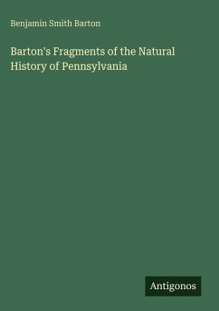 Cover Barton's Fragments of the Natural History of Pennsylvania