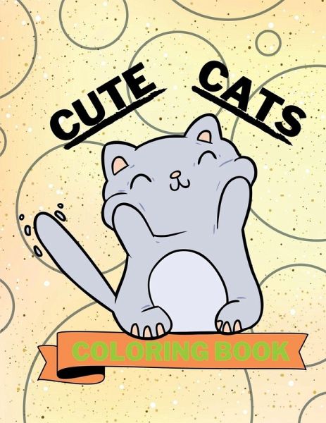 Cute Cats Coloring Book