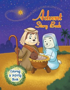 Cover Advent Storybook Coloring Activity Book