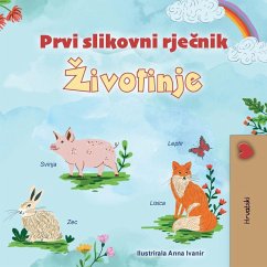 Cover First Picture Dictionary - Animals (Croatian Children's Book)