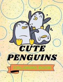 Cover Cute Penguins Coloring Book