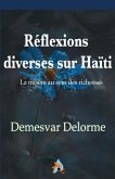 Réfléxions diverses sur Haïti