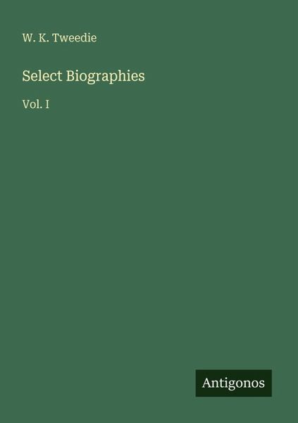 Select Biographies Select Biographies