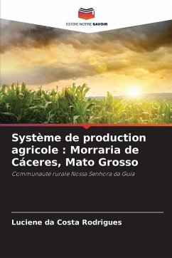 Système de production agricole : Morraria de Cáceres, Mato Grosso - Rodrigues, Luciene da Costa
