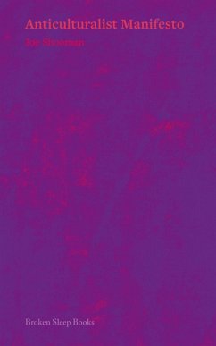 Cover Anticulturalist Manifesto