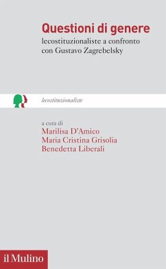 Cover Questioni di genere. lecostituzionaliste a confronto con Gustavo Zagrebelsky