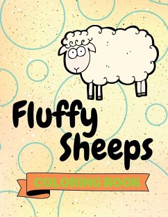 Cover Fluffy Sheeps Coloring Book