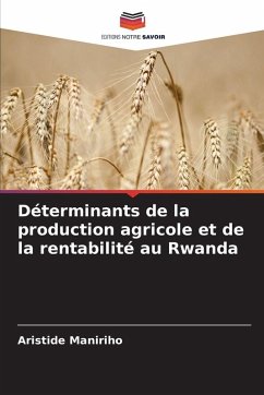 Cover Déterminants de la production agricole et de la rentabilité au Rwanda