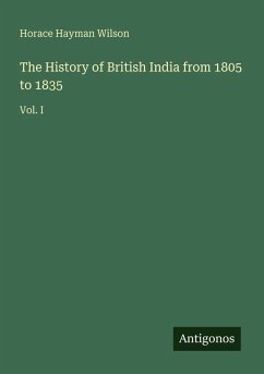 Cover The History of British India from 1805 to 1835