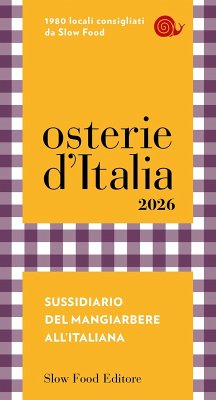 Cover Osterie d'Italia 2026. Sussidiario del mangiarbere all'italiana