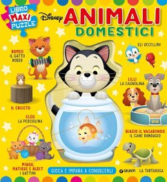 Cover Animali domestici. Libro maxi puzzle Disney. Gioca e impara a conoscerli