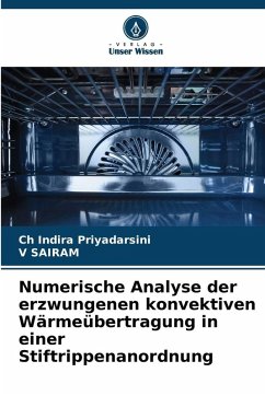 Cover Numerische Analyse der erzwungenen konvektiven Wärmeübertragung in einer Stiftrippenanordnung