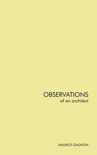 Observations of an architect Observations of an architect