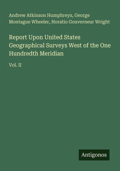 Cover Report Upon United States Geographical Surveys West of the One Hundredth Meridian