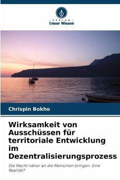 Cover Wirksamkeit von Ausschüssen für territoriale Entwicklung im Dezentralisierungsprozess