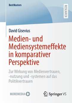 Cover Medien- und Mediensystemeffekte in komparativer Perspektive (eBook, PDF)