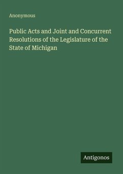 Cover Public Acts and Joint and Concurrent Resolutions of the Legislature of the State of Michigan