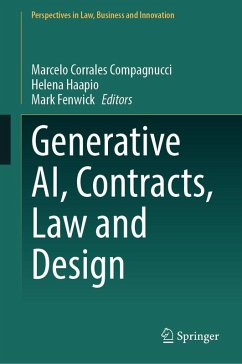 Cover Generative AI, Contracts, Law and Design (eBook, PDF)
