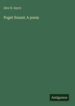 Cover Puget Sound. A poem