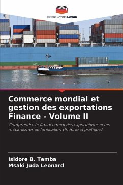 Cover Commerce mondial et gestion des exportations Finance - Volume II