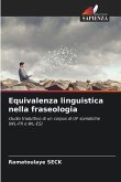 Equivalenza linguistica nella fraseologia