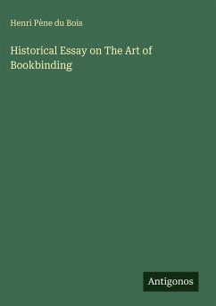 Cover Historical Essay on The Art of Bookbinding