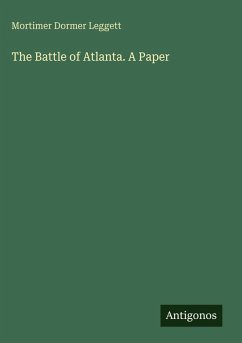 Cover The Battle of Atlanta. A Paper