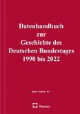 Datenhandbuch zur Geschichte des Deutschen Bundestages 1990 bis 2022 (eBook, PDF)