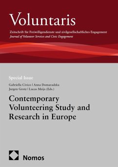 Cover Contemporary Volunteering Study and Research in Europe (eBook, PDF)