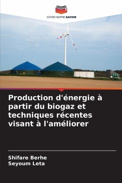 Production d'énergie à partir du biogaz et techniques récentes visant à l'améliorer - Berhe, Shifare;Leta, Seyoum