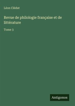 Cover Revue de philologie française et de littérature