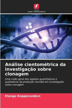 Cover Análise cientométrica da investigação sobre clonagem