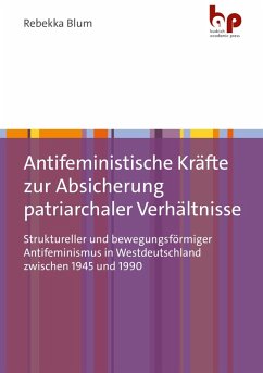 Cover Antifeministische Kräfte zur Absicherung patriarchaler Verhältnisse
