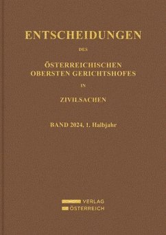 Cover Entscheidungen des Obersten Gerichtshofes in Zivilsachen
