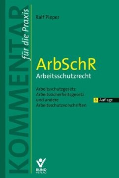 Cover ArbSchR - Arbeitsschutzrecht
