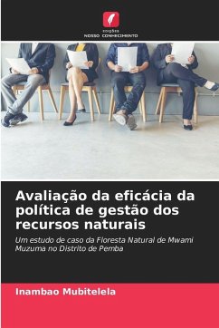 Cover Avaliação da eficácia da política de gestão dos recursos naturais
