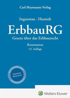 Cover ErbbauRG - Gesetz über das Erbbaurecht
