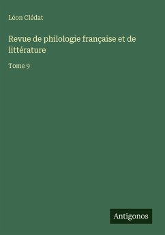 Cover Revue de philologie française et de littérature