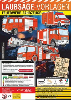 Cover Laubsägevorlagen Feuerwehr-Fahrzeuge