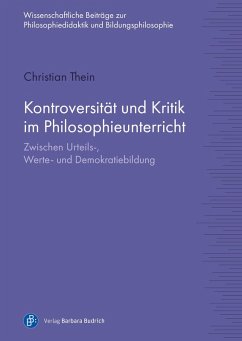Cover Kontroversität und Kritik im Philosophieunterricht
