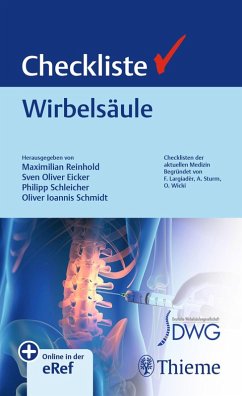 Cover Checkliste Wirbelsäule (eBook, PDF)