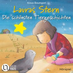 Cover Lauras Stern - Die schönsten Tiergeschichten - Laura und die kleine Robbe / Laura und das Pony / Laura und der Ferienhund (MP3-Download)