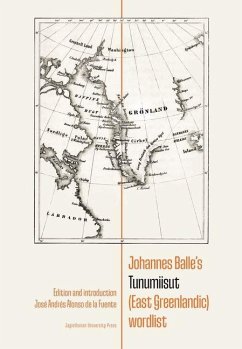 Cover Johannes Balle's Tunumiisut (East Greenlandic) Wordlist