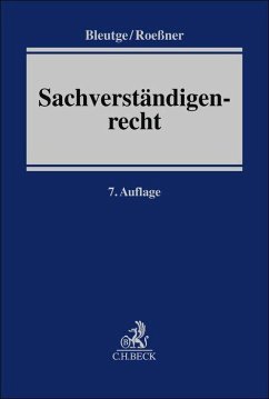 Cover Sachverständigenrecht