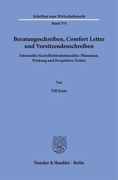 Beratungsschreiben, Comfort Letter und Vorsitzendenschreiben - Seyer, Till Beratungsschreiben, Comfort Letter und Vorsitzendenschreiben - Seyer, Till